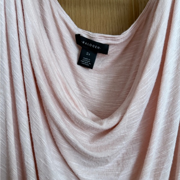 Halogen Soft Pink Drape Tank Top - Picture 2 of 2